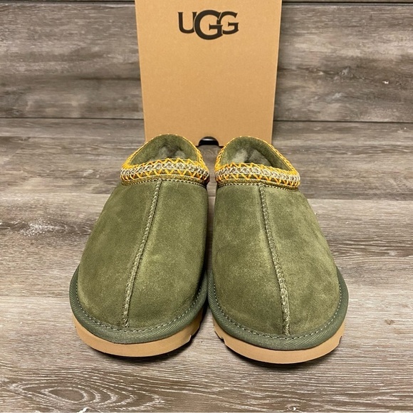 UGG | Tasman Slippers In Burnt Olive Green Size 6 NEW - Picture 6 of 13
